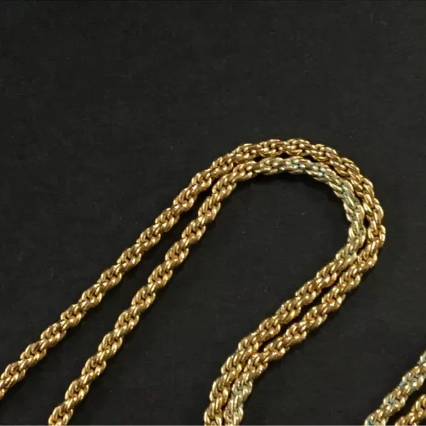 Christian Dior gold perfume bottle necklace with Dior logo - Image 5