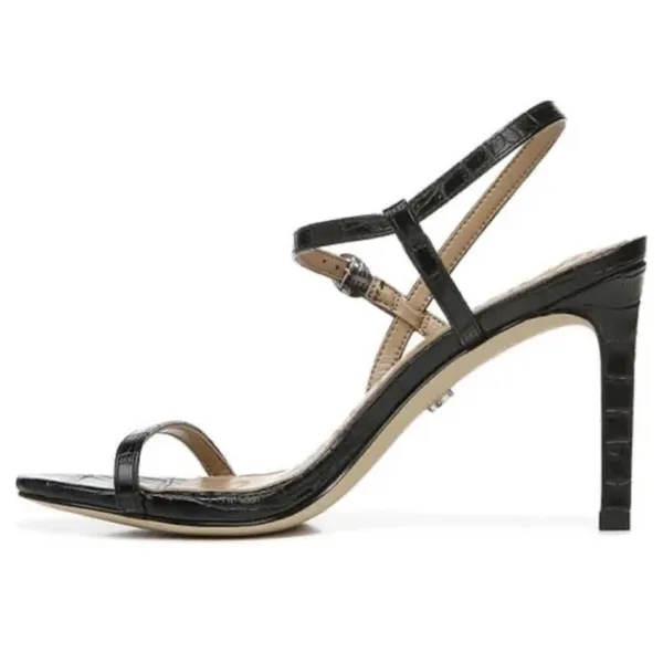 Sam Edelman NWT Dara Ankle Strap Sandals Black Strappy Heels SZ. 8.5 - Image 3