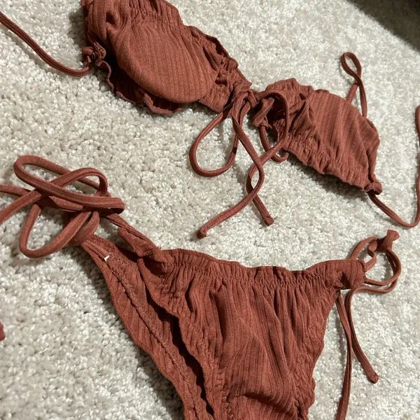 SheIn Brown Bikini Set - Image 2