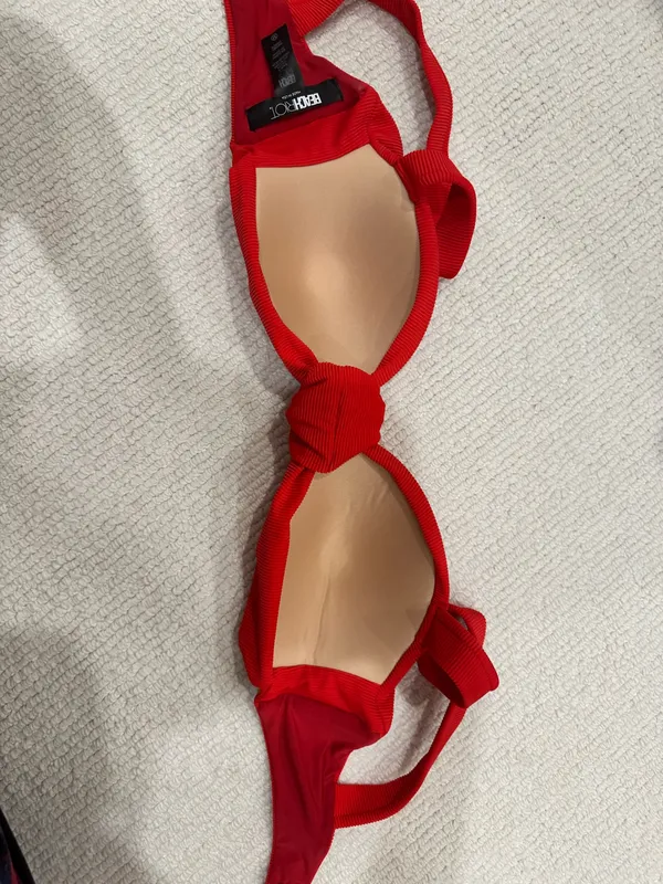 Beach Riot Red Bikini Top - Image 4