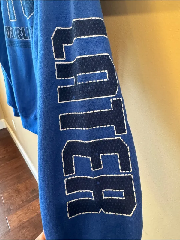 Tate McRae T8 Think Later Blue Tour Pullover Crewneck Sweatshirt Size XL - Image 6