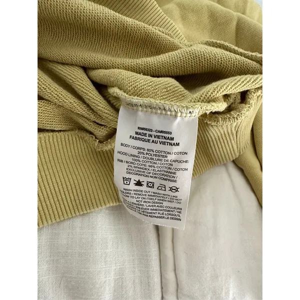 Nike Women’s Extra Small Tea Tree Mist Cropped Fleece Hoodie - Image 4