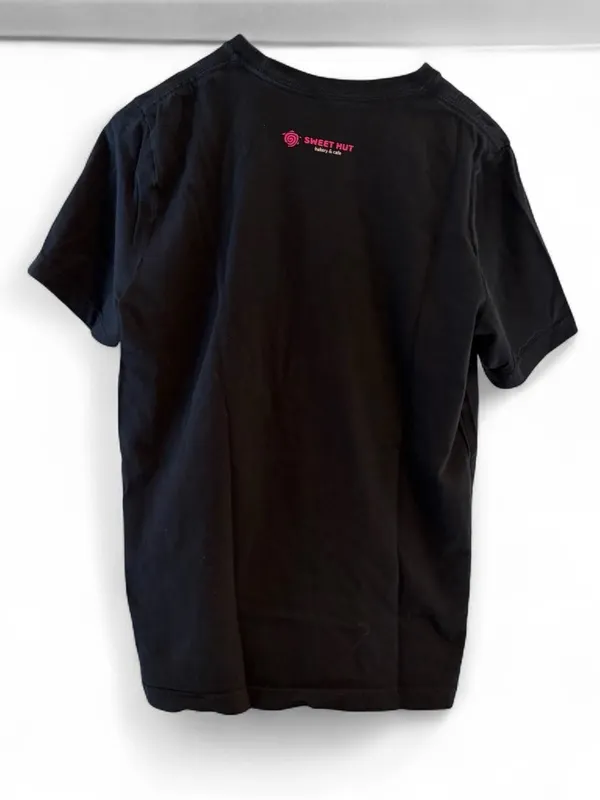 Bella Canvas Black Graphic Tee with 'I'm Hot' Coffee Cup Print - Image 2