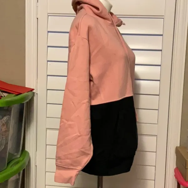 Zine Clothing Pink and Black Women's Hoodie - Image 3