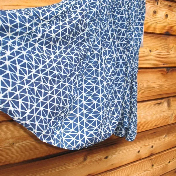 Rip Curl NWT Blue Batik Print Dress - Image 5