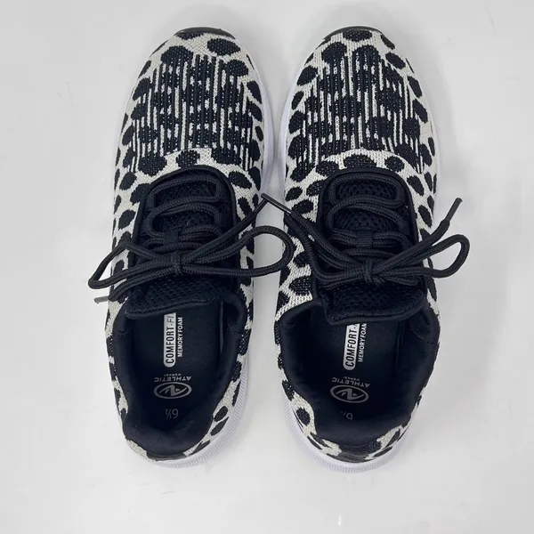 Athletic Works Women's Soft Running Athletic Sneaker 6.5 Black White - Image 10