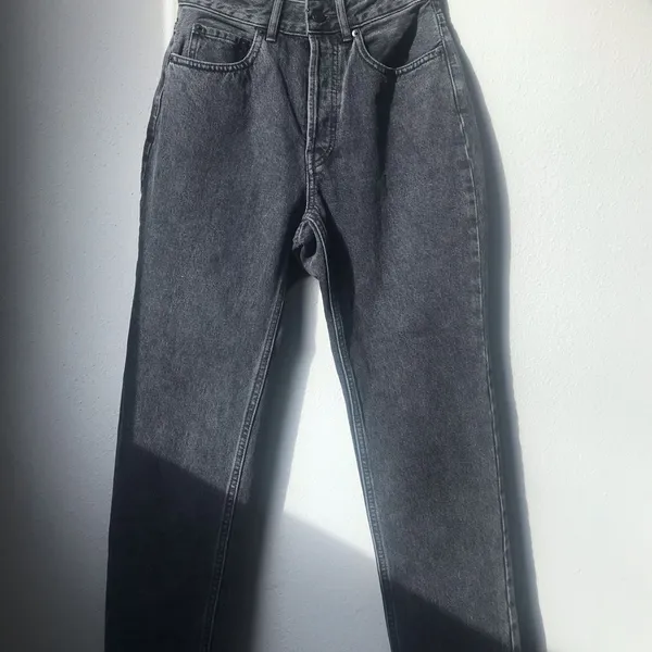 Everlane vintage inspired 90’s cheeky jean washed black size 24 cropped - Image 6