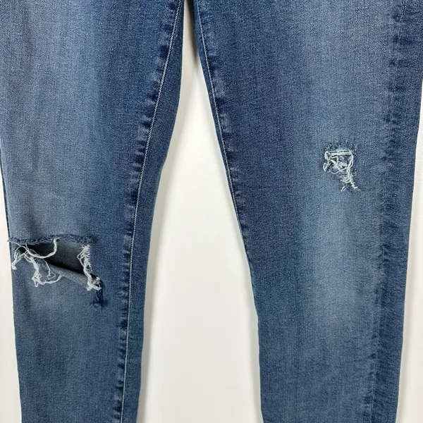 Agolde Sophie High-Rise Distressed Skinny Jeans - Image 2
