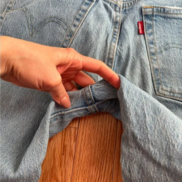 Women's Light Blue Straight Leg Jeans Size 24 - Image 8