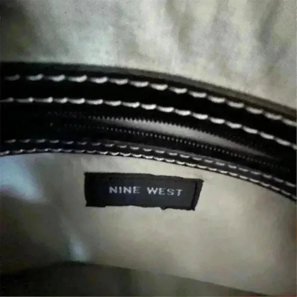 Nine West Women's Black‎ Faux Leather Shoulder Bag - Image 7