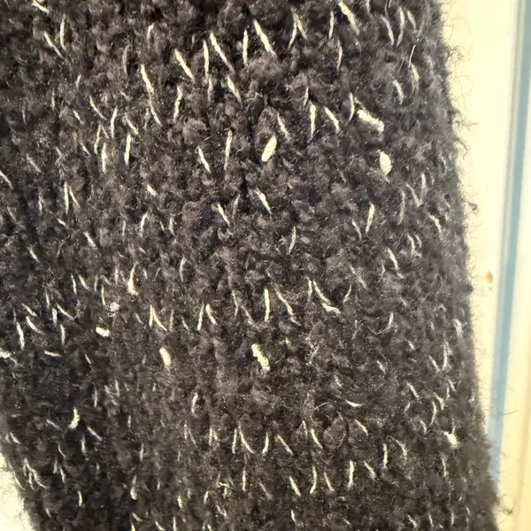 PILCRO For ANTHROPOLOGIE Peace Love‎ Icon Zip Front Sweater Small Chunky Knit - Image 6
