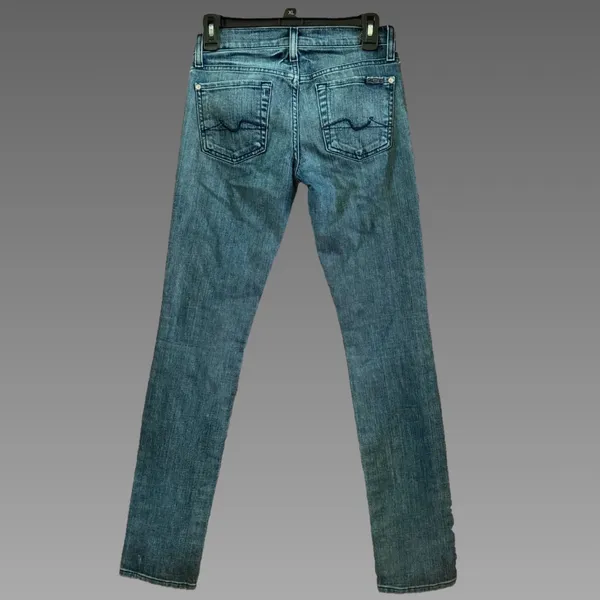 7 For All Man Mind straight leg jeans‎ sz 24 - Image 2
