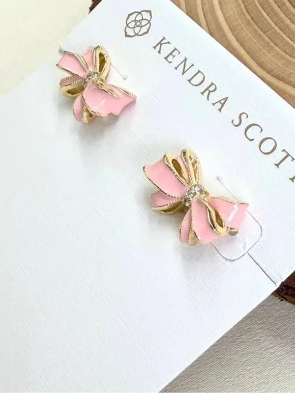 Kendra Scott x LoveShackFancy Bow Stud Earrings - Image 2