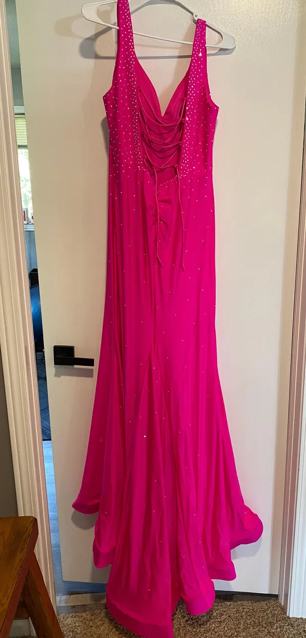 Prom Or Homecoming Dress Pink Size 10 - Image 3