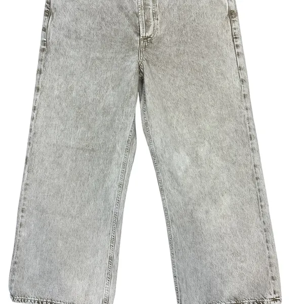 Citizens‎ of Humanity Gaucho Wide Leg Jeans 31 Ponytail Tan Button Fly Retro USA - Image 5