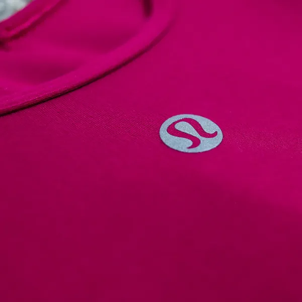 Lululemon Align V-Neck‎ Cropped Long Sleeve Top Magenta Purple Women 2 Gym Yoga - Image 7