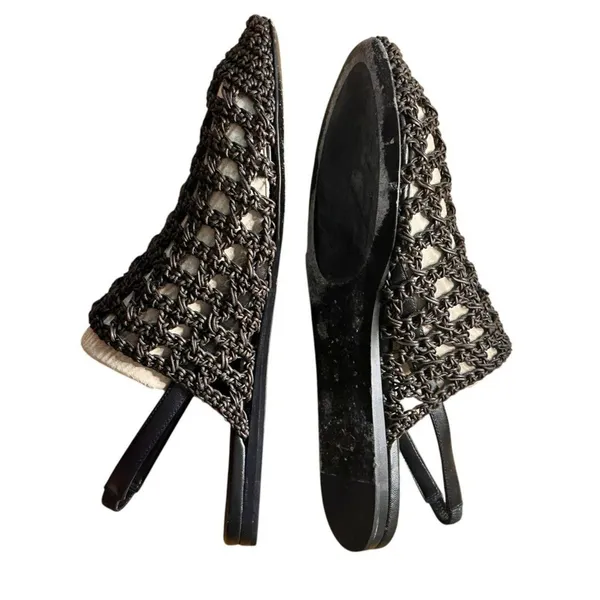 Jenni Kayne Crochet Jules Mule Flats Shoes - Image 7
