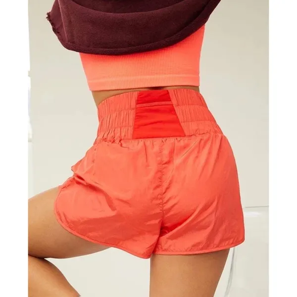 Free People Women's The Way Home Running Shorts Sz S Papaya NWT - Image 2