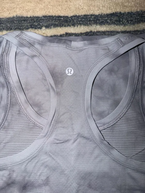 Grey Tie-Dye Lululemon Tank Top - Image 3