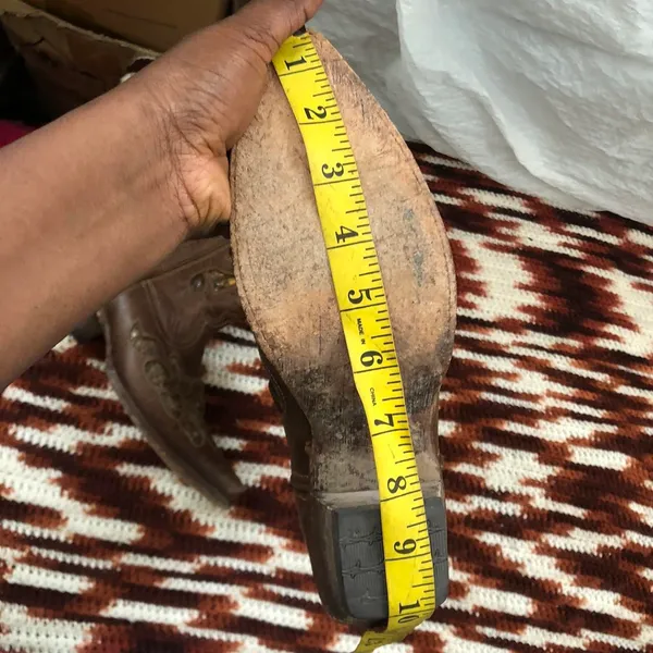 TWISTED X Steppin’out Chocolate Brown Python Inlay Cowboy Cowgirl Western Boots Women 6B - Image 8