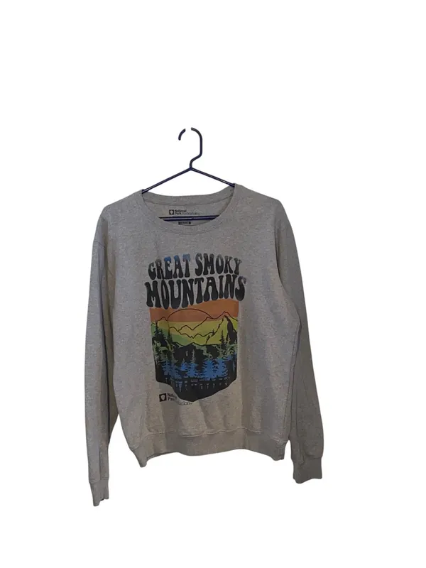 Great Smoky Mountains Graphic Sweatshirt Fall National Park Foundation comfy - Image 3