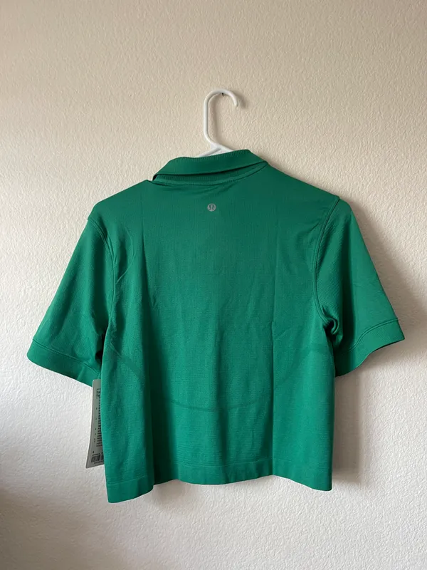 Lululemon swiftly tech relaxed fit polo shirt size S NWT with shopping bag - Image 2