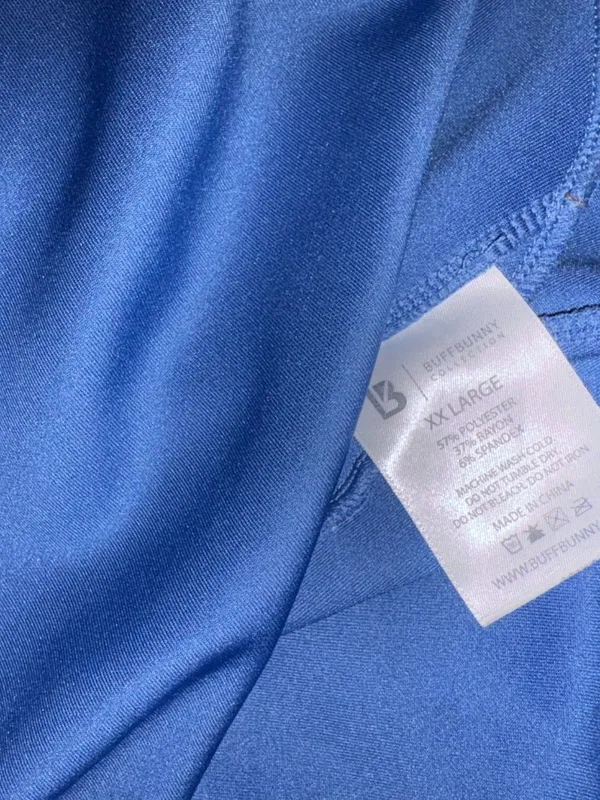 Buff Bunny Collection Mock Neck Sweatshirt XXL Xtra Xtra Large Blue Long Sleeve - Image 3