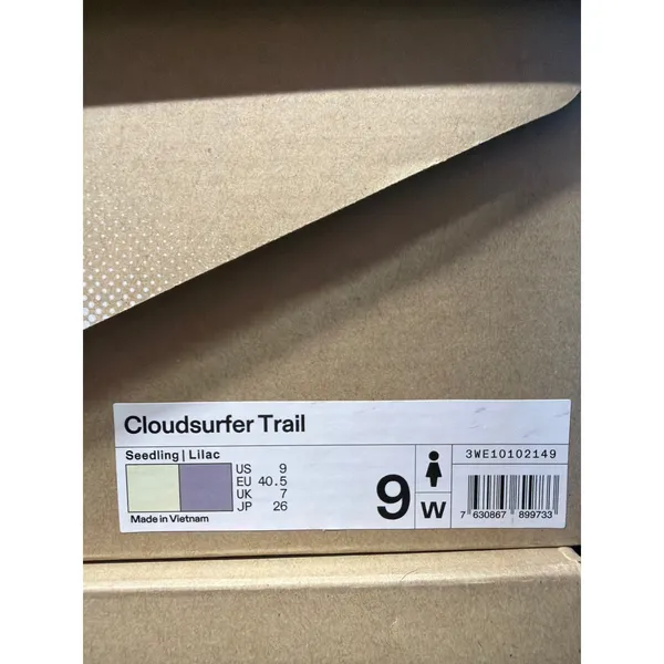 On Women's Cloudsurfer Trail Running Shoes Seedling Lilac Size 9 NWB - Image 5
