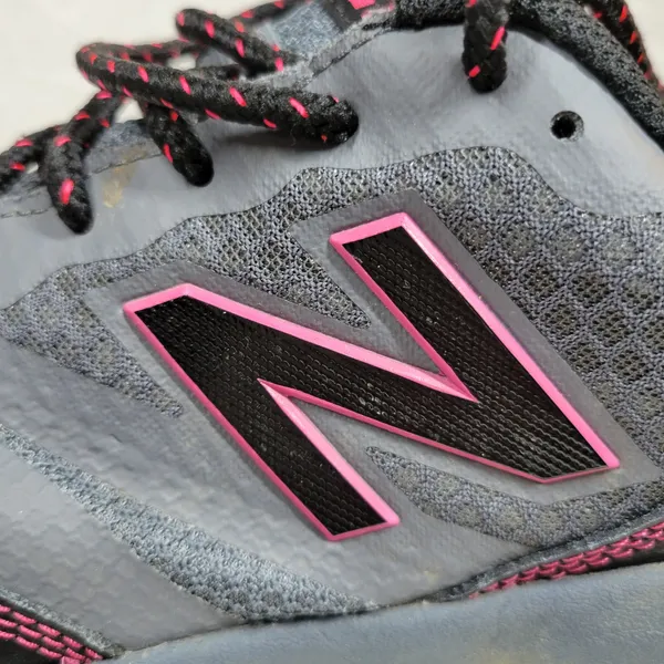 New Balance RevLite Shoes 8 Gray Pink Composite Toe Slip Fuel Resistant 589V1 - Image 5