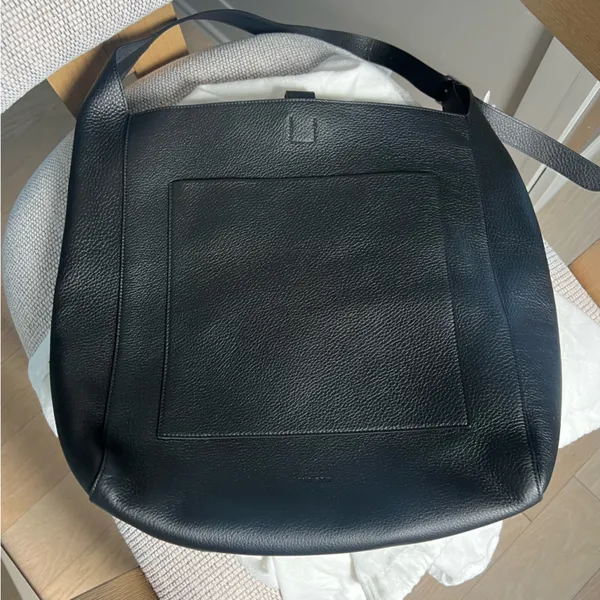 THE ROW Blake Leather Tote Shoulder Bag in Black NWT - Image 8