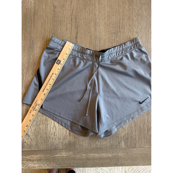 Nike Running Shorts Women's‎ Athletic Gym Workout Gray xl - Image 2