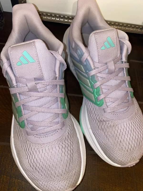 Adidas Ultra Bounce Women's Running Shoes Size 7 Silver Dawn Pulse Mint - Image 11