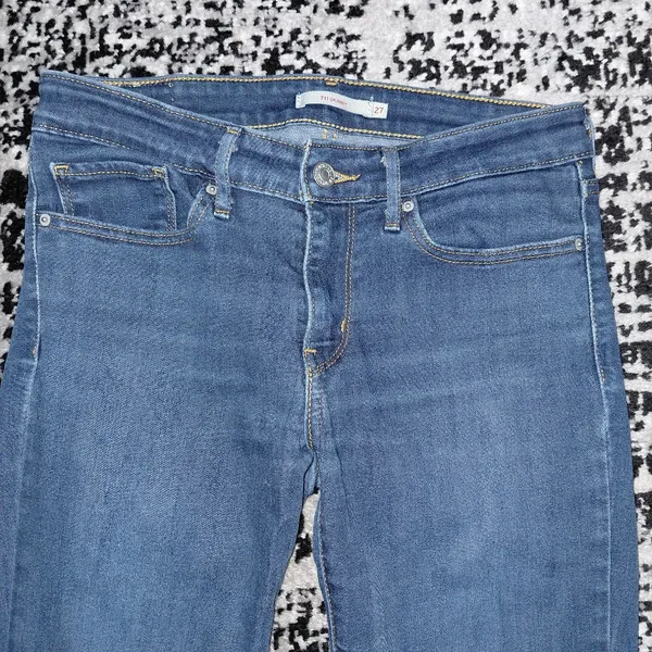 Levi’s 711 Skinny Jeans Size 27 Eternal Indigo Mid-Wash NWOT - Image 10