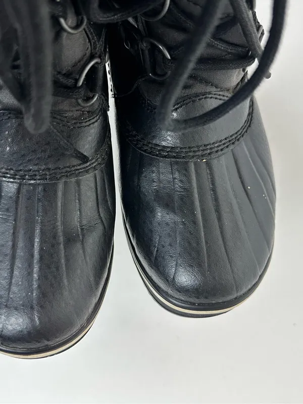 Sorel Tofino II Womens Size 10 Black Waterproof Faux Fur Snow Boots NL2332-010 - Image 3