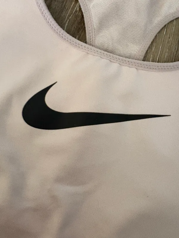 Light Pink Nike Sports Bra Women’s Dri-Fit M - Image 2