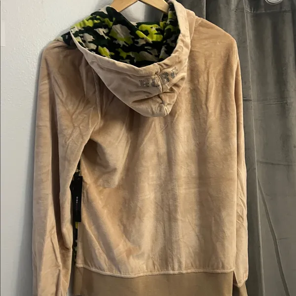 2pc set BCBG MAXAZRIA PANTS &SWEATER WOMENS NEW LARGE CAMEL/RHINESTONE - Image 11