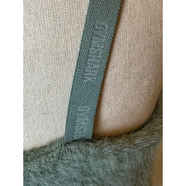 Gymshark‎ Whitney Simmons Sports Bra Large Green Eyelash Fuzzy Knit Bandau Top - Image 8