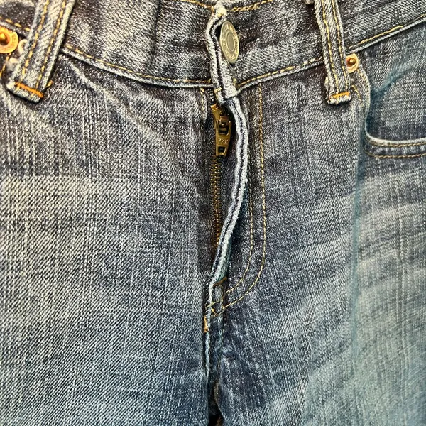 7 for All Mankind‎ Bootcut Jeans Women's Size 27 Mid Rise A Pocket Blue Denim - Image 3