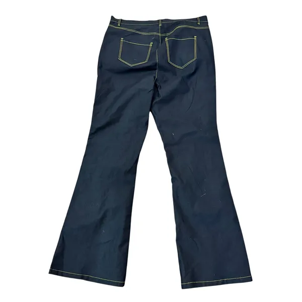 Unique Vintage Star Power‎ Flare Jeans Contrast Stitching 1X/16 - Image 8