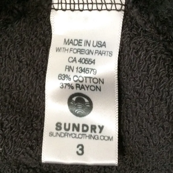 Sundry Metallic Side Stripe Split Hem Sweatpants - Image 5