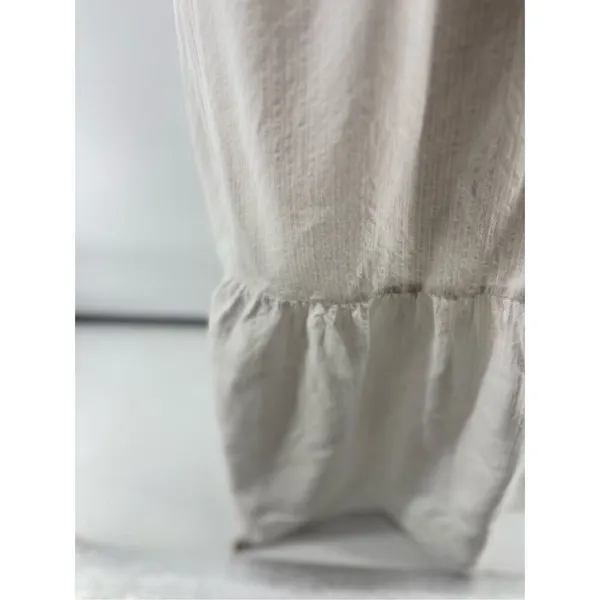 Haute Hippie Style White Bow Tie Strap Long Dress Boho Women’s XL - Image 7