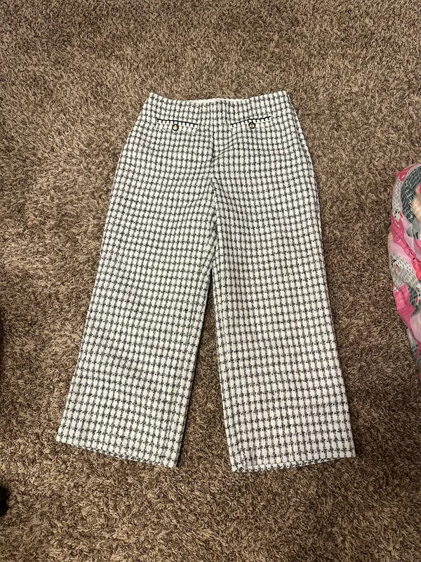 The Wide-leg Ankle Pant In Tweed Ann Taylor - Image 2