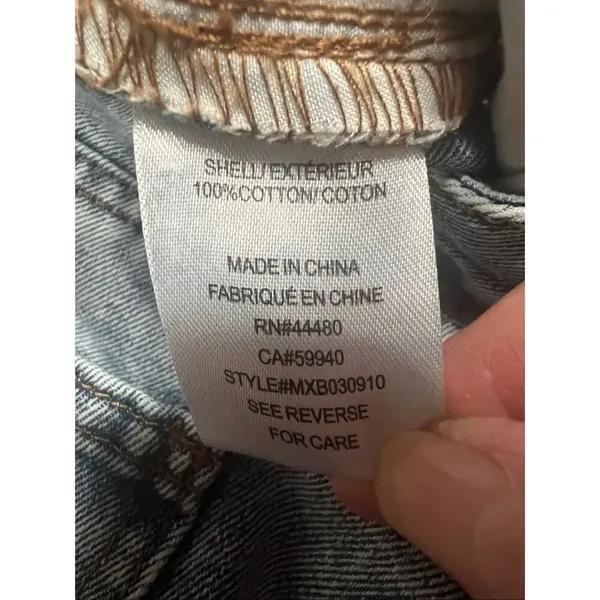Love, Fire Sz 1 Denim Blue Cargo Maxi Pocket Boho Skirt - Image 4