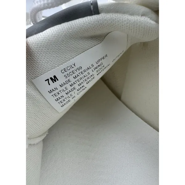 New J Sport Cecily Women’s Sneaker Suede White/Grey Low Top Shoes Size 7 US - Image 12