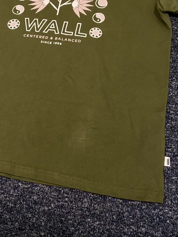 Vans Green Tee Shirt Women’s Large - Image 2