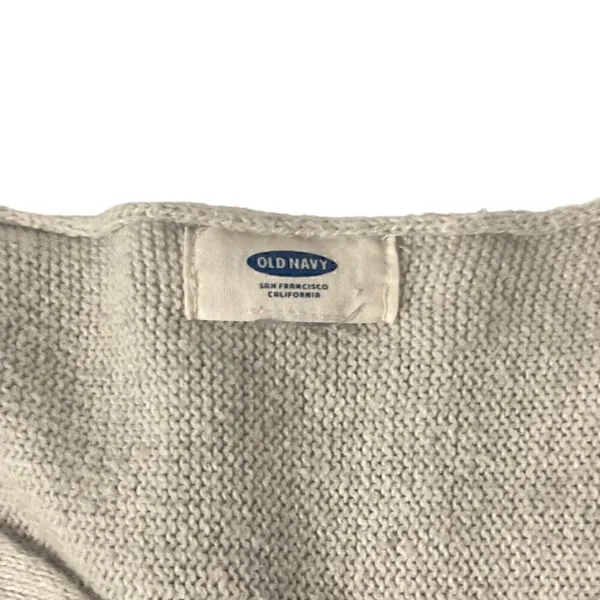 Old Navy Lightweight Grey Boat Neck Sweater - Image 2