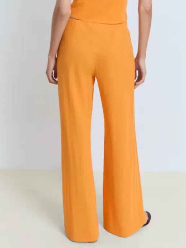 MNG - Orange Light Flowy Pants - Image 2