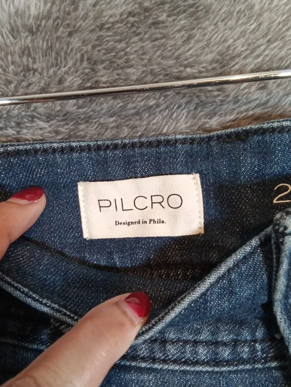 Pilcro Anthropologie High Rise Flare Jeans Blue Denium Medium Wash Womens 28 - Image 3