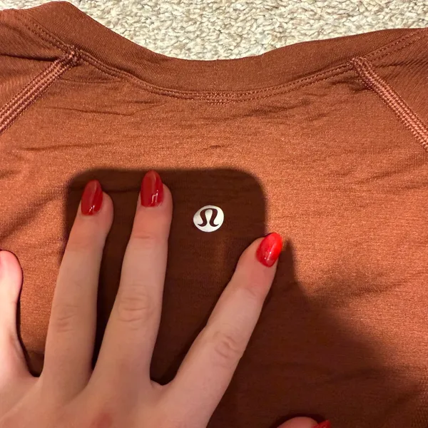 lululemon athletica Long Sleeve Top - Rust - Image 3