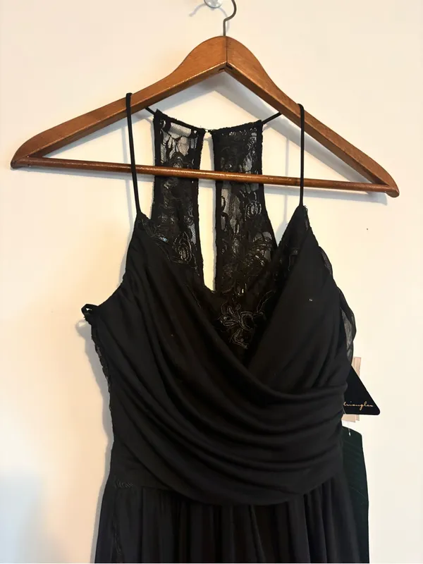 City Triangle NWT Black 90s 2000s Sequin Evening Strappy Y2K Vintage Dress - Image 3